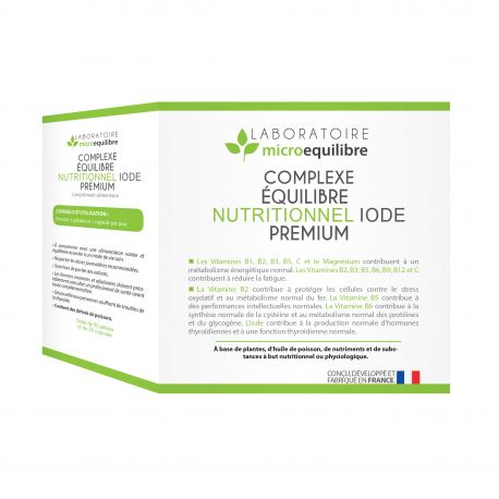 LOT DE 3 X ÉQUILIBRE NUTRITIONNEL IODE