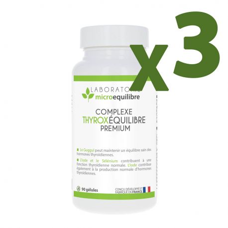 LOT DE 3 X COMPLEXE THYROXÉQUILIBRE PREMIUM LOT DE 3 X COMPLEXE THYROXÉQUILIBRE PREMIUM