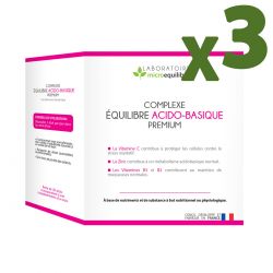 LOT DE 3 X COMPLEXE ÉQUILIBRE ACIDO-BASIQUE PREMIUM