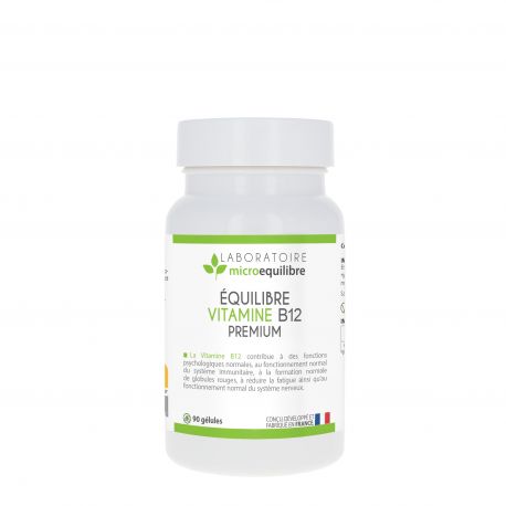 ÉQUILIBRE VITAMINE B12 méthylcobalamine 90 capsules