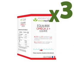 LOT DE 3 X EQUILIBRE OMÉGA 3+ LIQUIDE