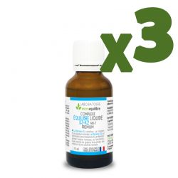 LOT DE 3 X COMPLEXE VITAMINES D3-K2 MK7 PREMIUM LIQUIDE