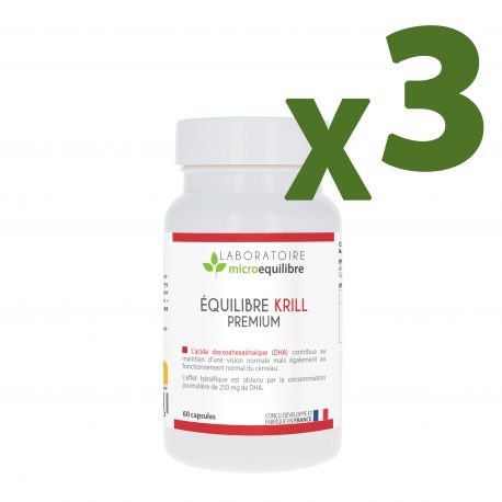 LOT DE 3 X EQUILIBRE KRILL PREMIUM LOT DE 3 X EQUILIBRE KRILL PREMIUM