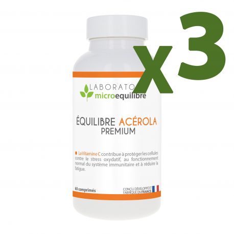 LOT DE 3 X ÉQUILIBRE ACÉROLA PREMIUM