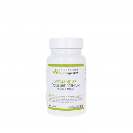 VITAMINE B8 ÉQUILIBRE PREMIUM (pour 3 mois de supplémentation) VITAMINE B8 ÉQUILIBRE PREMIUM (pour 3 mois de supplémentation)
