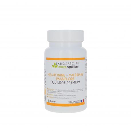 LOT DE 3 X MELATONINE VALERIANE PASSIFLORE EQUILIBRE PREMIUM LOT DE 3 X MELATONINE VALERIANE PASSIFLORE EQUILIBRE PREMIUM