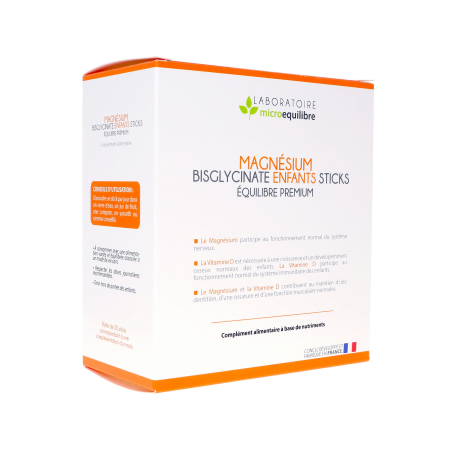 COMPLEXE MAGNÉSIUM BISGLYCINATE SACHETS PREMIUM
