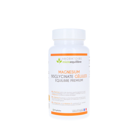 MAGNESIUM BISGLYCINATE GÉLULES ÉQUILIBRE PREMIUM (sans B6) MAGNESIUM BISGLYCINATE GÉLULES ÉQUILIBRE PREMIUM (sans B6)