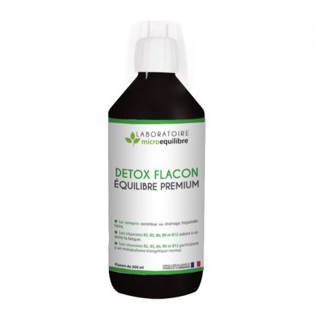 LOT de 3 X DETOX FLACON ÉQUILIBRE PREMIUM LOT de 3 X DETOX FLACON ÉQUILIBRE PREMIUM