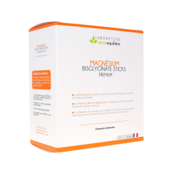 LOT DE 3 X MAGNÉSIUM BISGLYCINATE STICKS PREMIUM