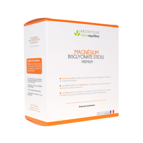 PACK OF 3 X COMPLEXE MAGNÉSIUM BISGLYCINATE SACHETS PREMIUM