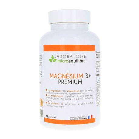 LOT DE 3 X MAGNÉSIUM 3+ EQUILIBRE PREMIUM LOT DE 3 X MAGNÉSIUM 3+ EQUILIBRE PREMIUM