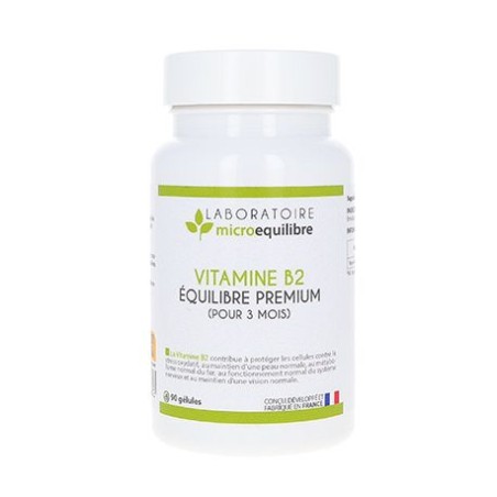 VITAMINE B2 ÉQUILIBRE PREMIUM (pour 3 mois de supplémentation)