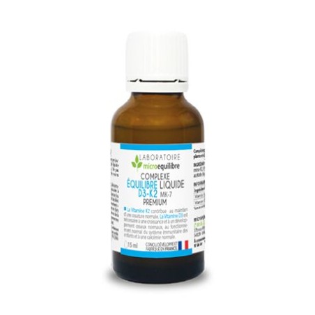 COMPLEXE VITAMINES D3-K2 MK7 PREMIUM LIQUIDE