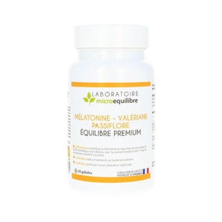 MELATONINE VALERIANE PASSIFLORE EQUILIBRE PREMIUM