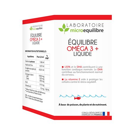 EQUILIBRE OMÉGA 3+ LIQUIDE