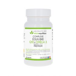 ÉQUILIBRE Q10 + OMÉGA 3  - 60 capsules
