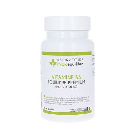 VITAMINE B3 ÉQUILIBRE PREMIUM (pour 3 mois de supplémentation)