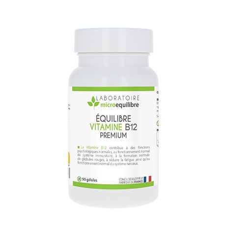 ÉQUILIBRE VITAMINE B12 - METHYLCOBALAMINE (pour 3 mois de supplémentation) ÉQUILIBRE VITAMINE B12 - METHYLCOBALAMINE (pour 3 mois de supplémentation)