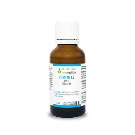 COMPLEXE VITAMINE K2 MK-7 PREMIUM LIQUIDE (3 mois et demi de supplémentation)