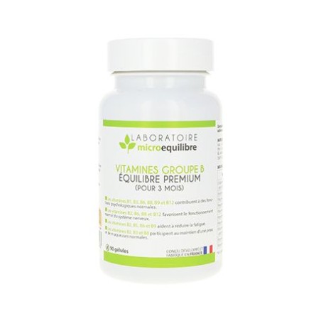  VITAMINES GROUPE B ÉQUILIBRE PREMIUM (pour 3 mois)