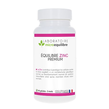 ÉQUILIBRE ZINC - 90 gélules  Pullulan