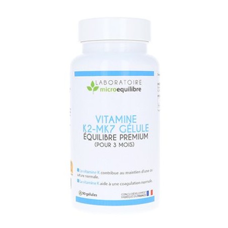 VITAMINE K2 MK-7 GELULE EQUILIBRE PREMIUM (POUR 3 MOIS)