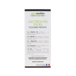 ELECTROLYTES STICKS EQUILIBRE PREMIUM