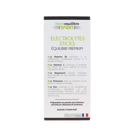 ELECTROLYTES STICKS EQUILIBRE PREMIUM