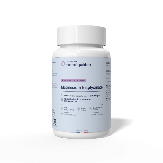 MAGNESIUM BISGLYCINATE GÉLULES ÉQUILIBRE PREMIUM (sans B6)