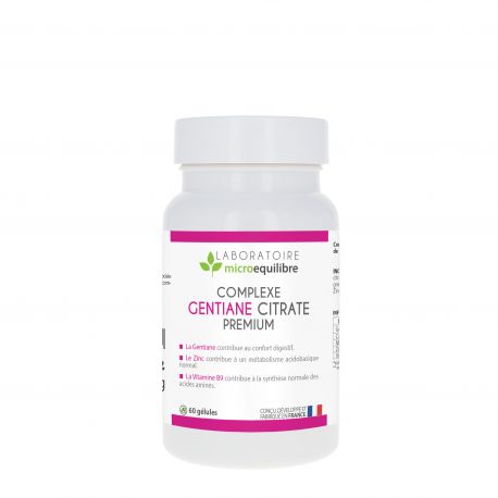 COMPLEXE ÉQUILIBRE GENTIANE CITRATE PREMIUM COMPLEXE ÉQUILIBRE GENTIANE CITRATE PREMIUM