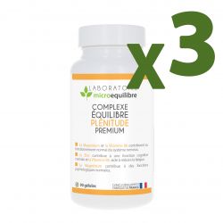 LOT de 3 X COMPLEXE ÉQUILIBRE PLENITUDE PREMIUM