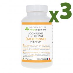 LOT de 3 X COMPLEXE ÉQUILIBRE ÉMOTIONNEL PREMIUM